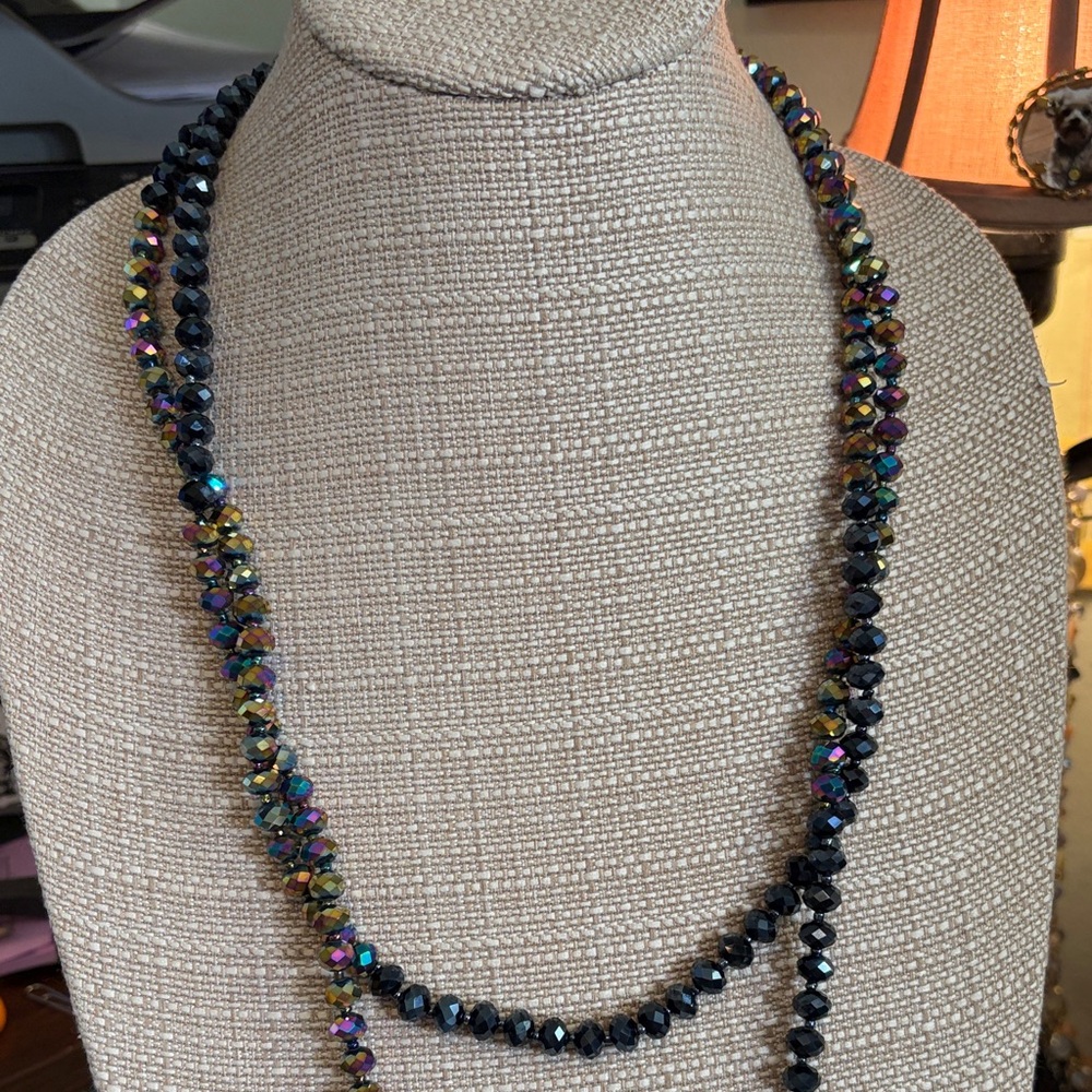 Avenue Multicolor and Black Beaded Necklace - Picture 2 of 5